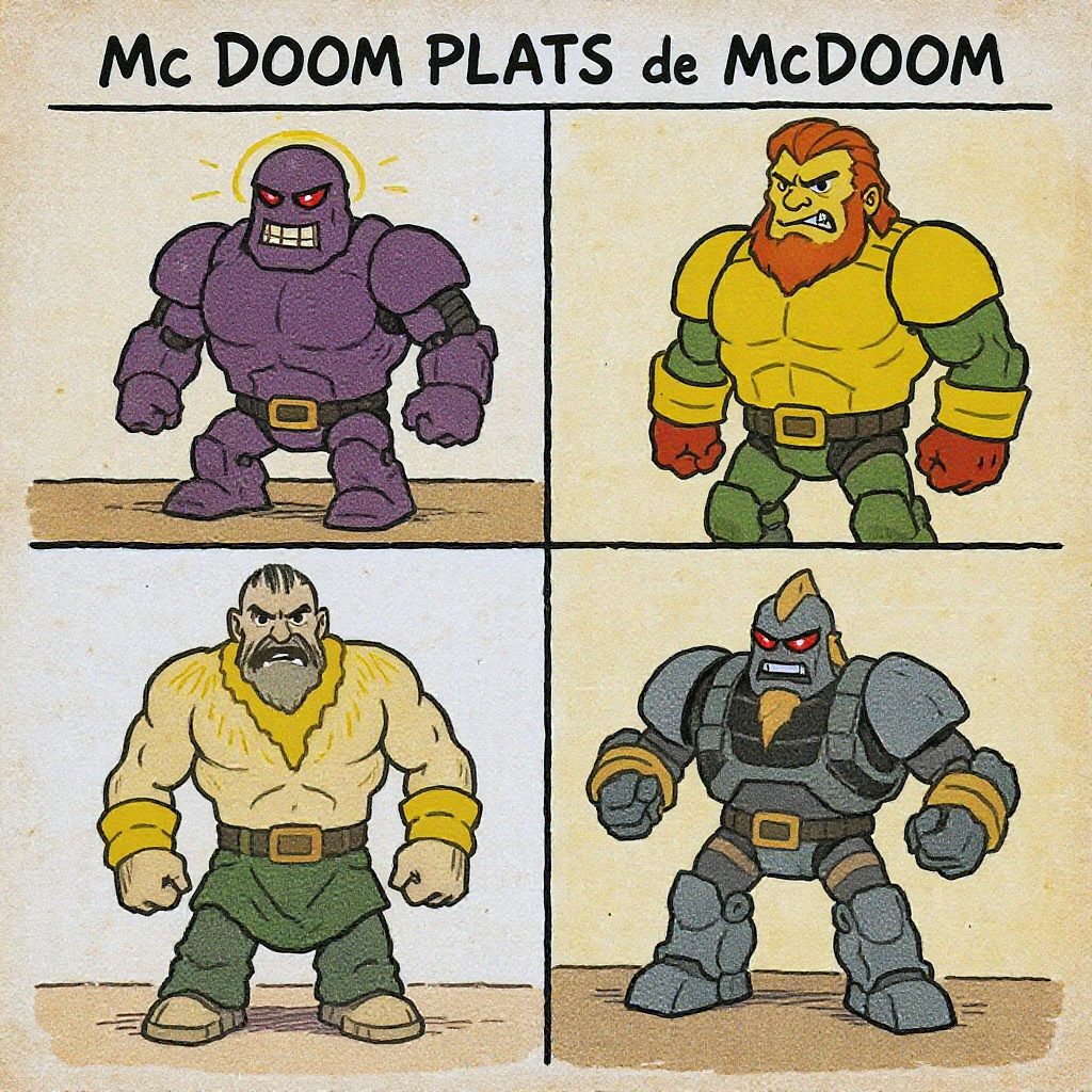mcdoom - Pour donner aux lecteurs un aperçu appétissant des délices culinaires que McDoom a à offrir