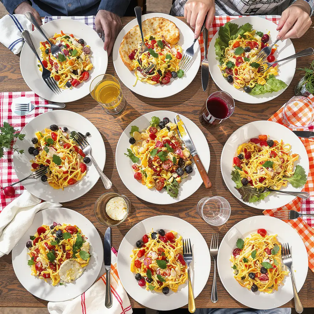 jul - Illustrer la variété et la richesse des recettes estivales présentées dans l'article.