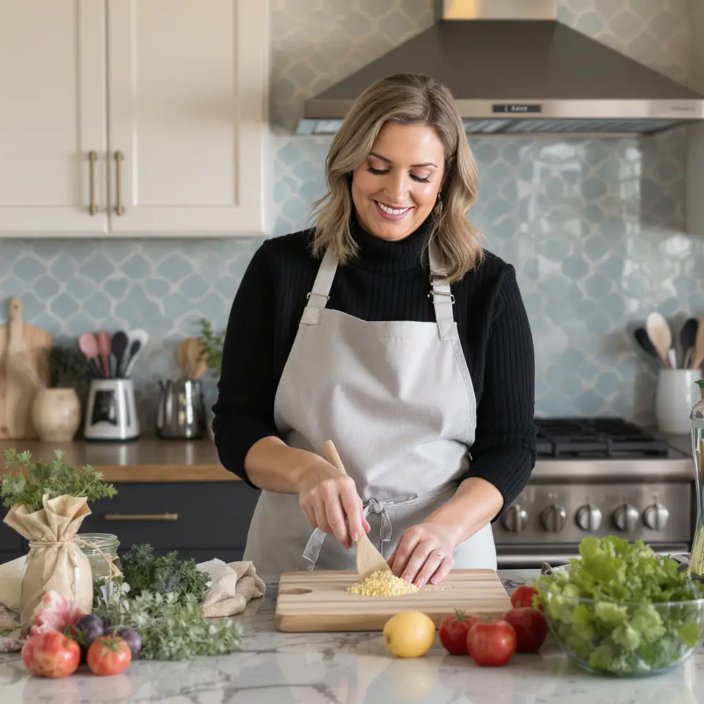johanna leia - Illustrer l'authenticité et la passion de Johanna pour la cuisine.
